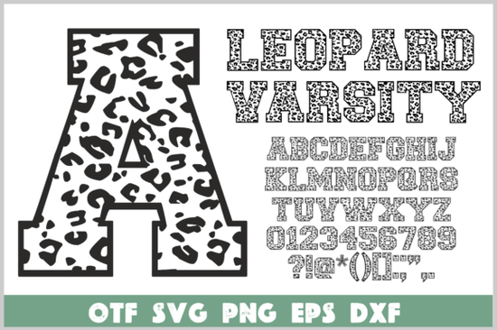 Leopard Varsity Font